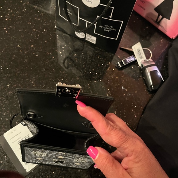 Mcm vintage jacquard card wallet - Picture 5 of 7